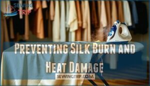preventing silk burn and heat damage