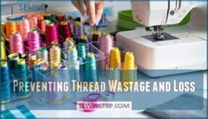 preventing thread wastage and loss preventing thread wastage and loss