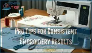 pro tips for consistent embroidery results