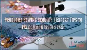 problems sewing sequin