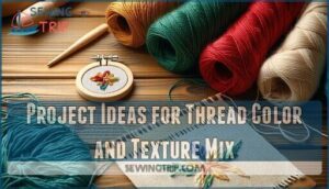 project ideas for thread color and texture mix