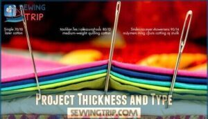 project thickness and type