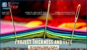 project thickness and type