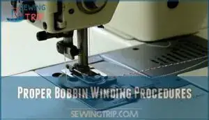 proper bobbin winding procedures