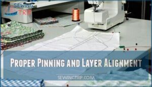 proper pinning and layer alignment
