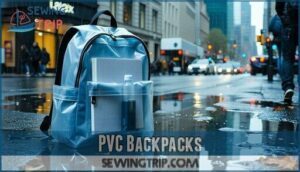 pvc backpacks