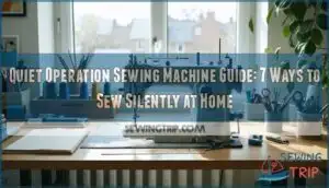 quiet operation sewing machine guide