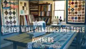 quilted wall hangings and table runners