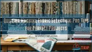 quilting machine fabric selection