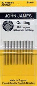 Quilting/Betweens Hand Needles Size 8 20/Pkg B0001DS6QG