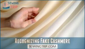 recognizing fake cashmere