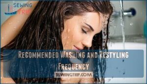 recommended washing and restyling frequency