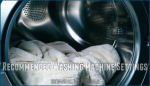 recommended washing machine settings