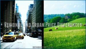 regional and urban price differences