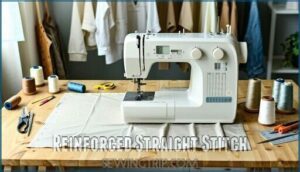 reinforced straight stitch