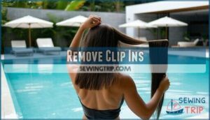 remove clip ins