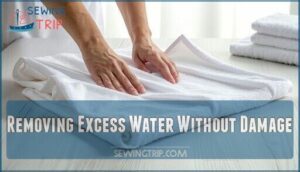 removing excess water without damage