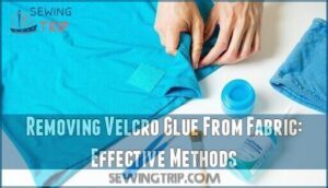 removing velcro glue from fabric: effective methods