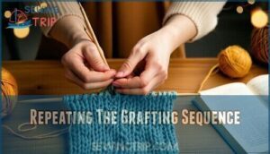 repeating the grafting sequence