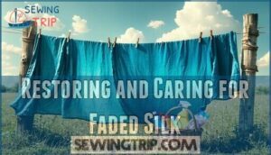 restoring and caring for faded silk