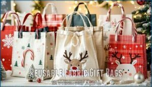 reusable fabric gift bags