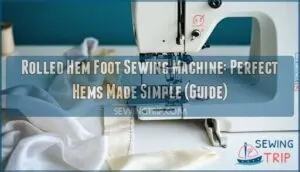 rolled hem foot sewing machine