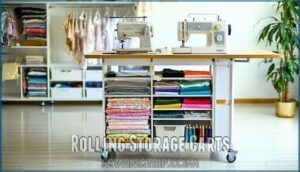 rolling storage carts