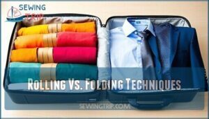 rolling vs. folding techniques