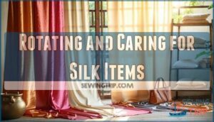 rotating and caring for silk items