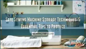 safe sewing machine storage techniques