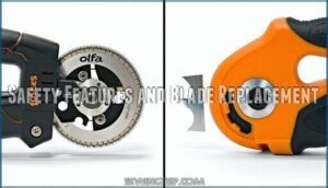 safety features and blade replacement