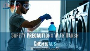 safety precautions with harsh chemicals