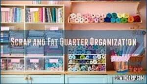 scrap and fat quarter organization