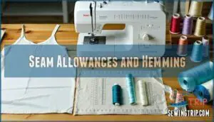 seam allowances and hemming