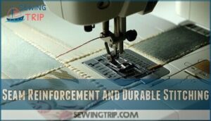 seam reinforcement and durable stitching seam reinforcement and durable stitching