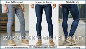 seams and construction for durability