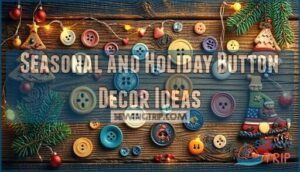 seasonal and holiday button decor ideas