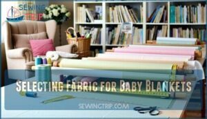 selecting fabric for baby blankets