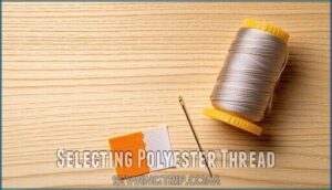 selecting polyester thread
