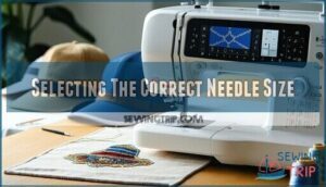 selecting the correct needle size