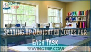 setting up dedicated zones for each task