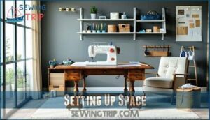 setting up space setting up space