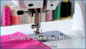 setting up your sewing machine