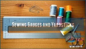 sewing gauges and yardsticks