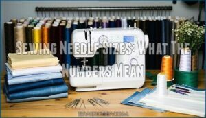 sewing needle sizes: what the numbers mean sewing needle sizes: what the numbers mean