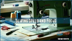 sewing speed and focus