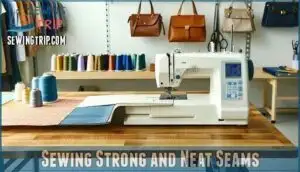 sewing strong and neat seams