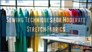 sewing techniques for moderate stretch fabrics