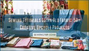 Sewing Tutorials Using Old Fabric: 50+ Creative Upcycle Projects 4 sewing tutorials using old fabric
