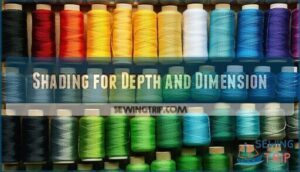 shading for depth and dimension